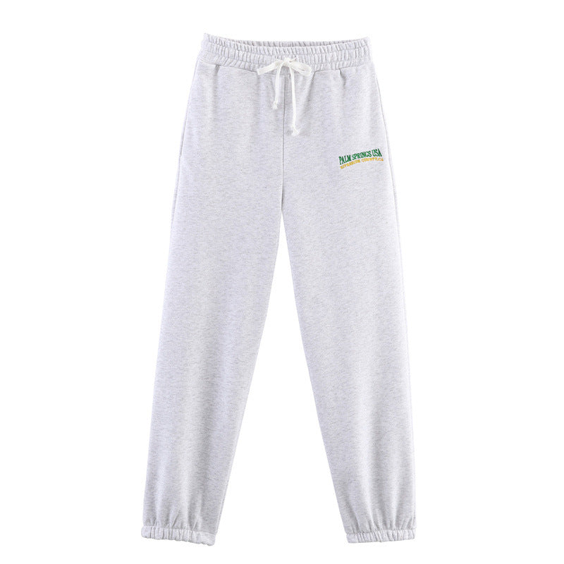 Damen Sportliche Sweatpants mit elastischem Bund und praktischem Logo Drune