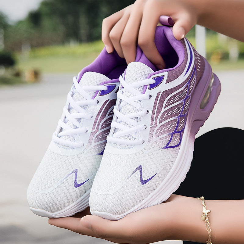 Damen nan atmungsaktive Laufsneaker mit Luftkammerdämpfung und gepolstertem Memory-Fußbett Drune