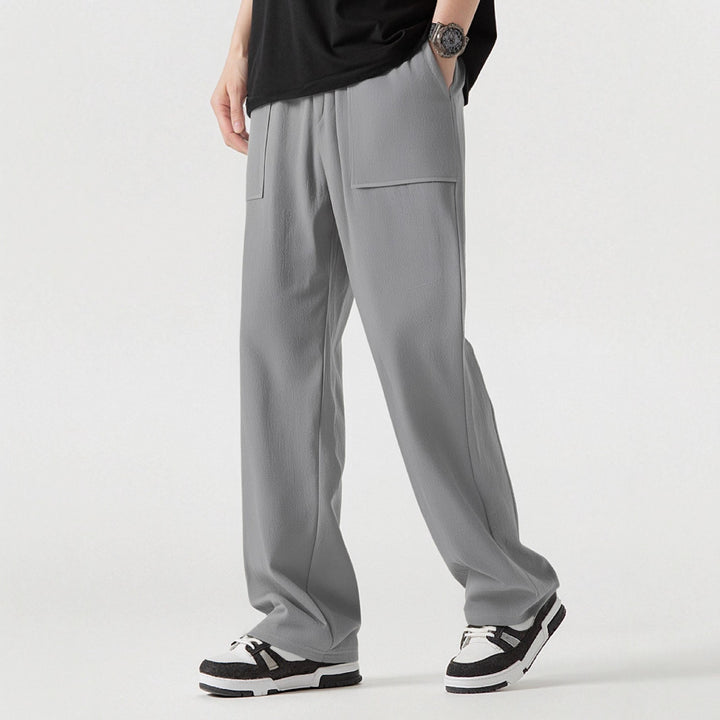 Herren Bequeme Cargo-Hose mit praktischen Taschen und elastischem Bund Drune