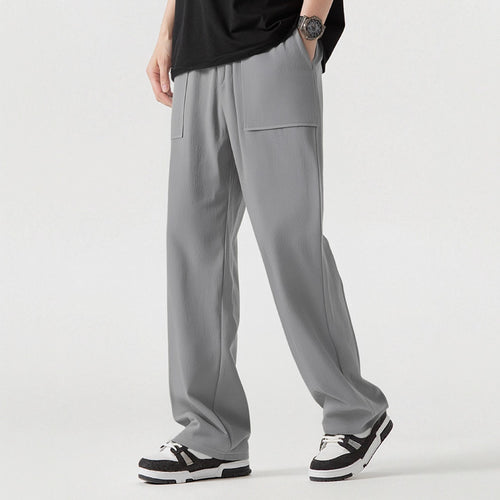 Herren Bequeme Cargo-Hose mit praktischen Taschen und elastischem Bund Drune
