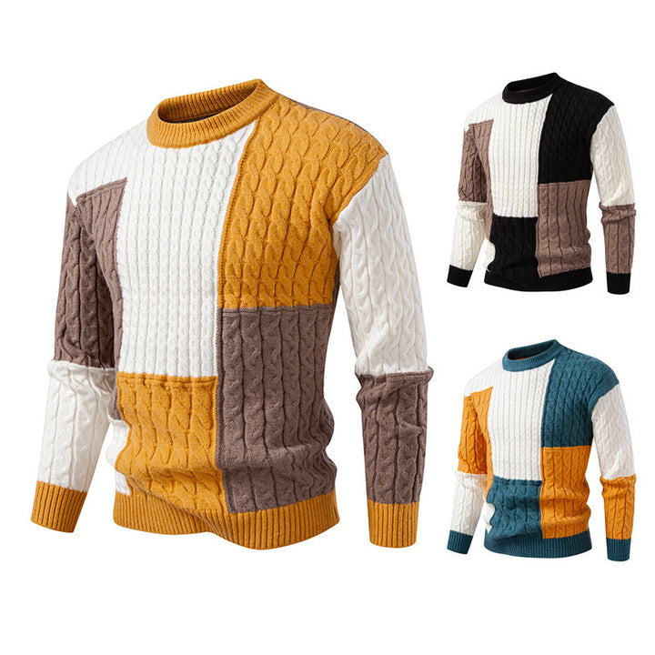 Herren modischer Strickpullover mit einzigartigem Muster und hohem Tragekomfort Drune