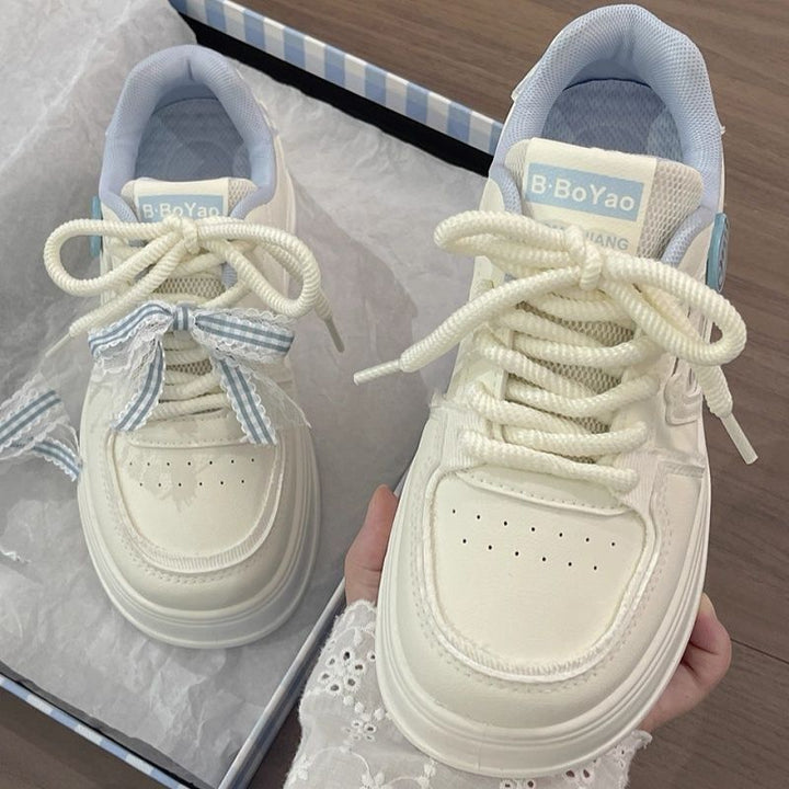 Damen Platform Sneakers mit verspielten Tiermotiven und bequemer Sohle Drune