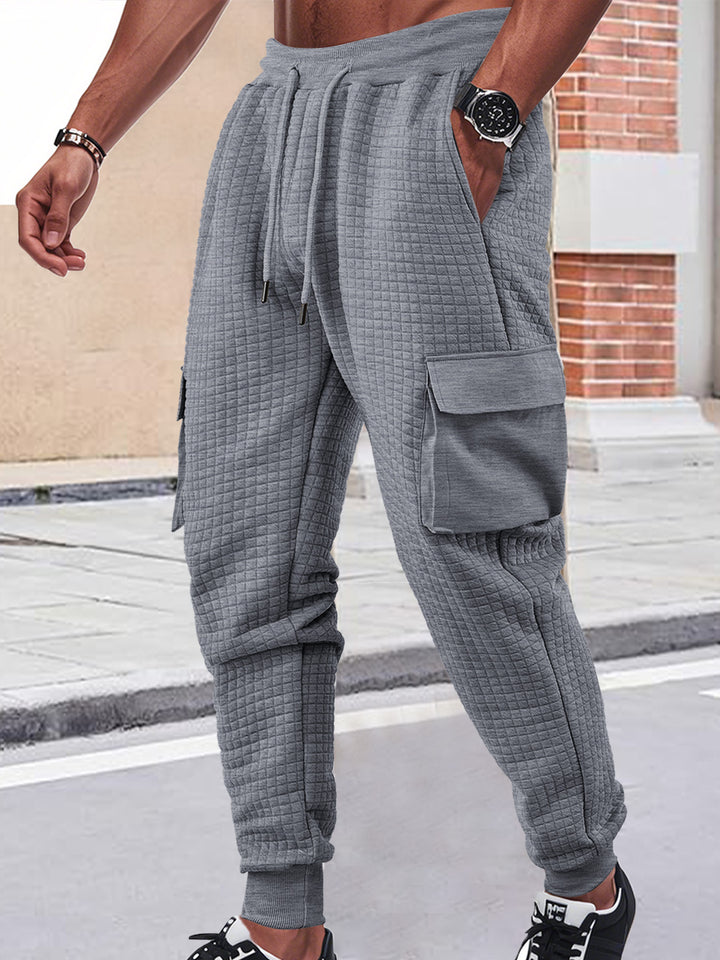 Herren Cargo-Jogginghose mit atmungsaktivem Material und praktischen Seitentaschen Drune