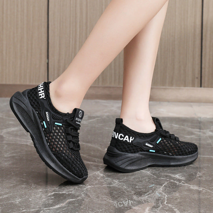 Damen atmungsaktive Sneaker mit rutschfester Sohle und innovativer Dämpfungstechnologie Drune
