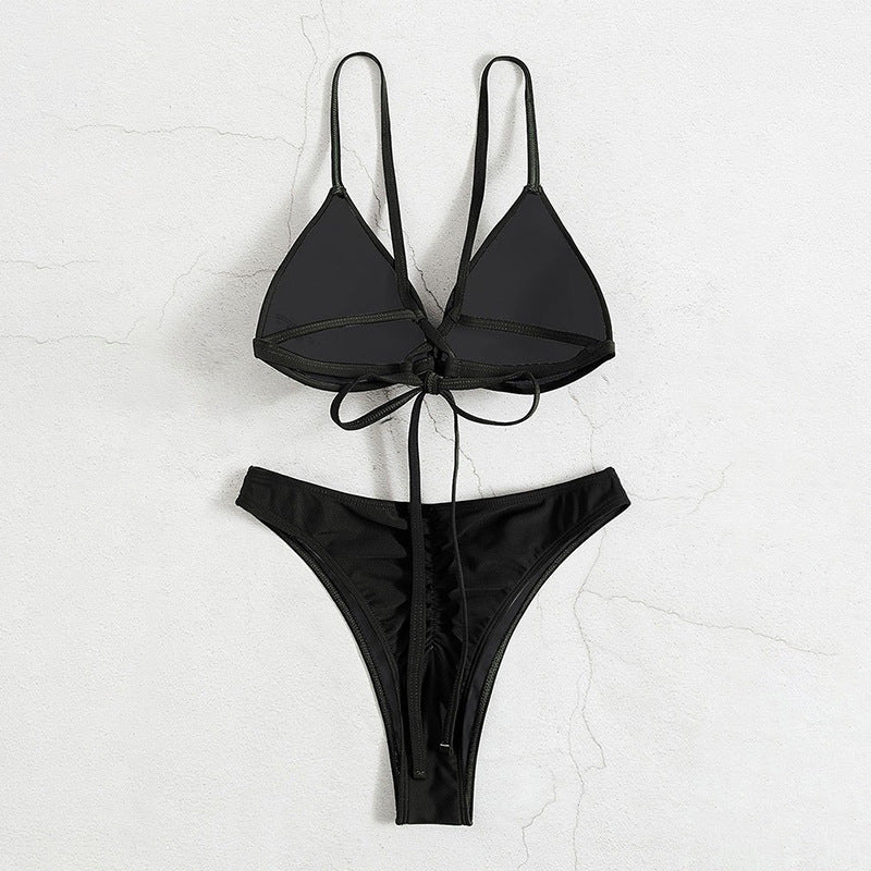 Damen Triangel-Bikinioberteil mit verstellbaren Trägern und elegantem Schnitt Drune
