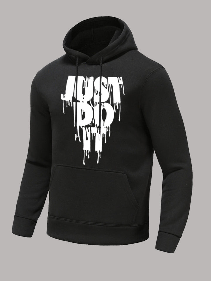 Damen Kapuzenpullover mit kreativen Graffiti-Druck Drune