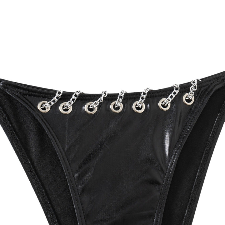 Damen verführerischer Triangel-Bikini mit detailverliebten Akzenten Drune