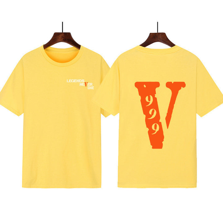 Damen Grafik T-Shirt mit originellem Schriftzug und kreativem Design Drune