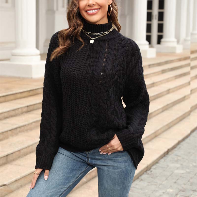 Drune | Pullover Aus Gedrehtem Strick mit Stilvollem Look
