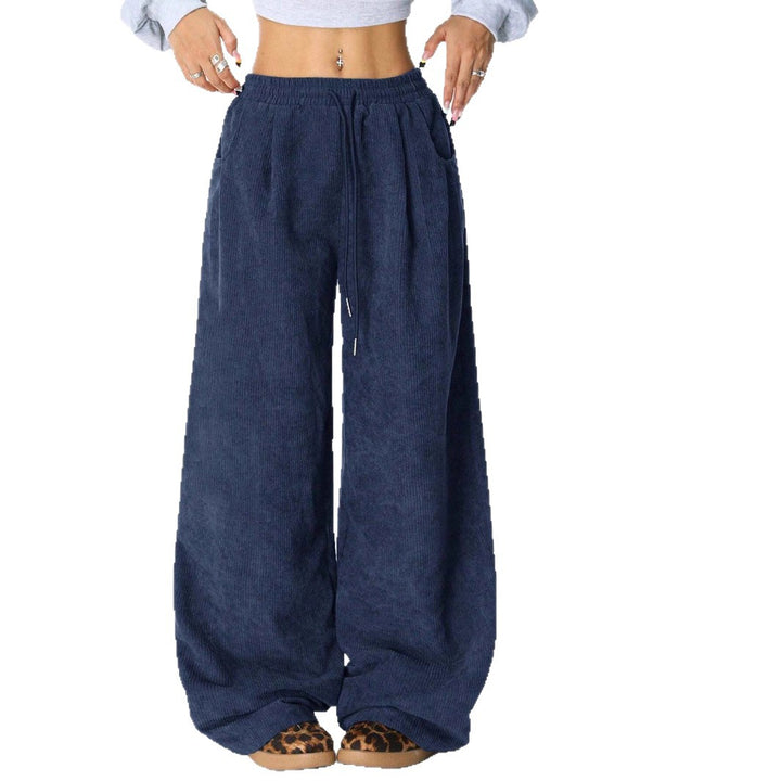 Damen Weite Komforthose aus weichem Cord Drune