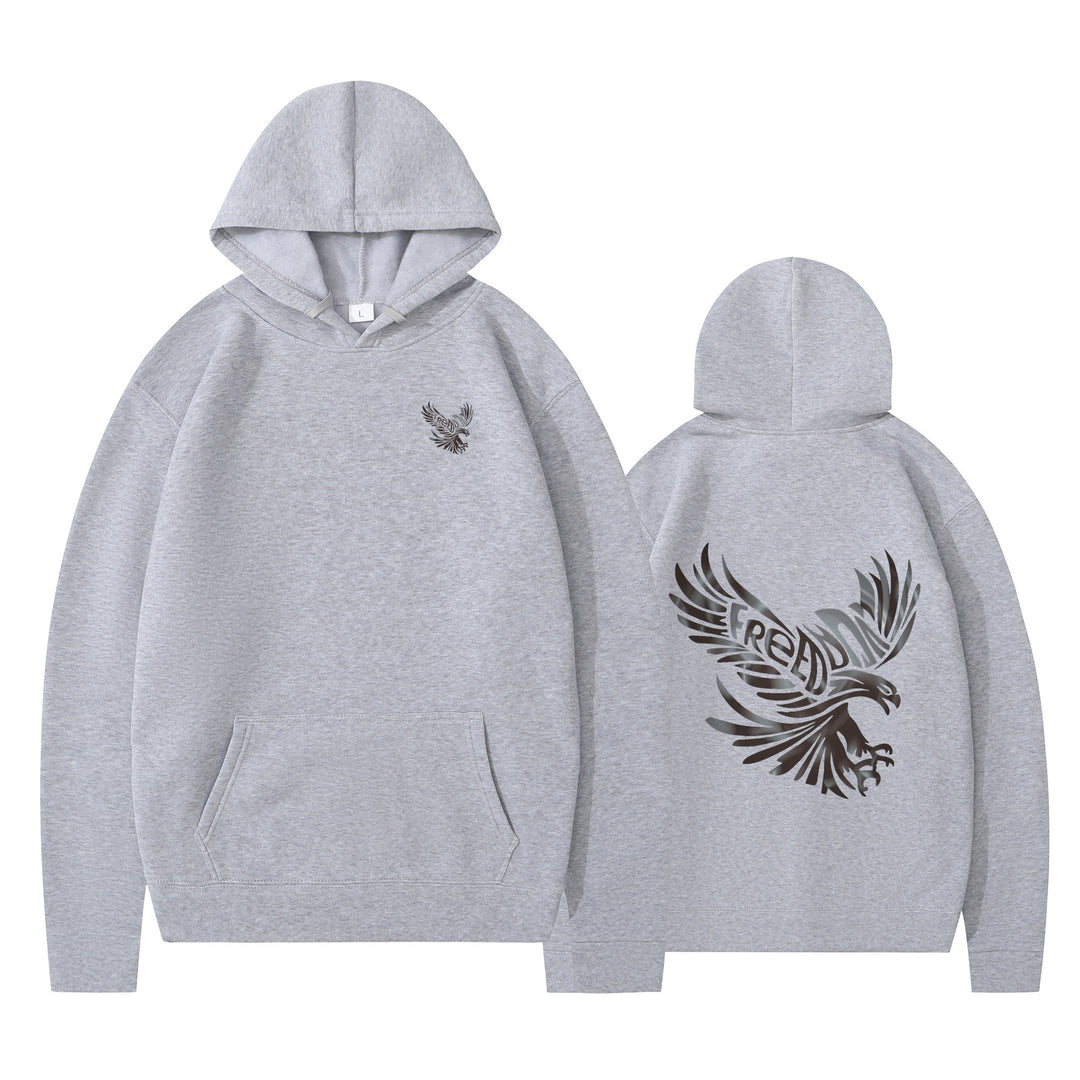 Damen Kapuzenpullover mit ikonischem Adlerdesign und weichem Innenfutter Drune