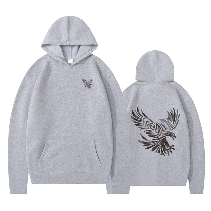 Damen Kapuzenpullover mit ikonischem Adlerdesign und weichem Innenfutter Drune