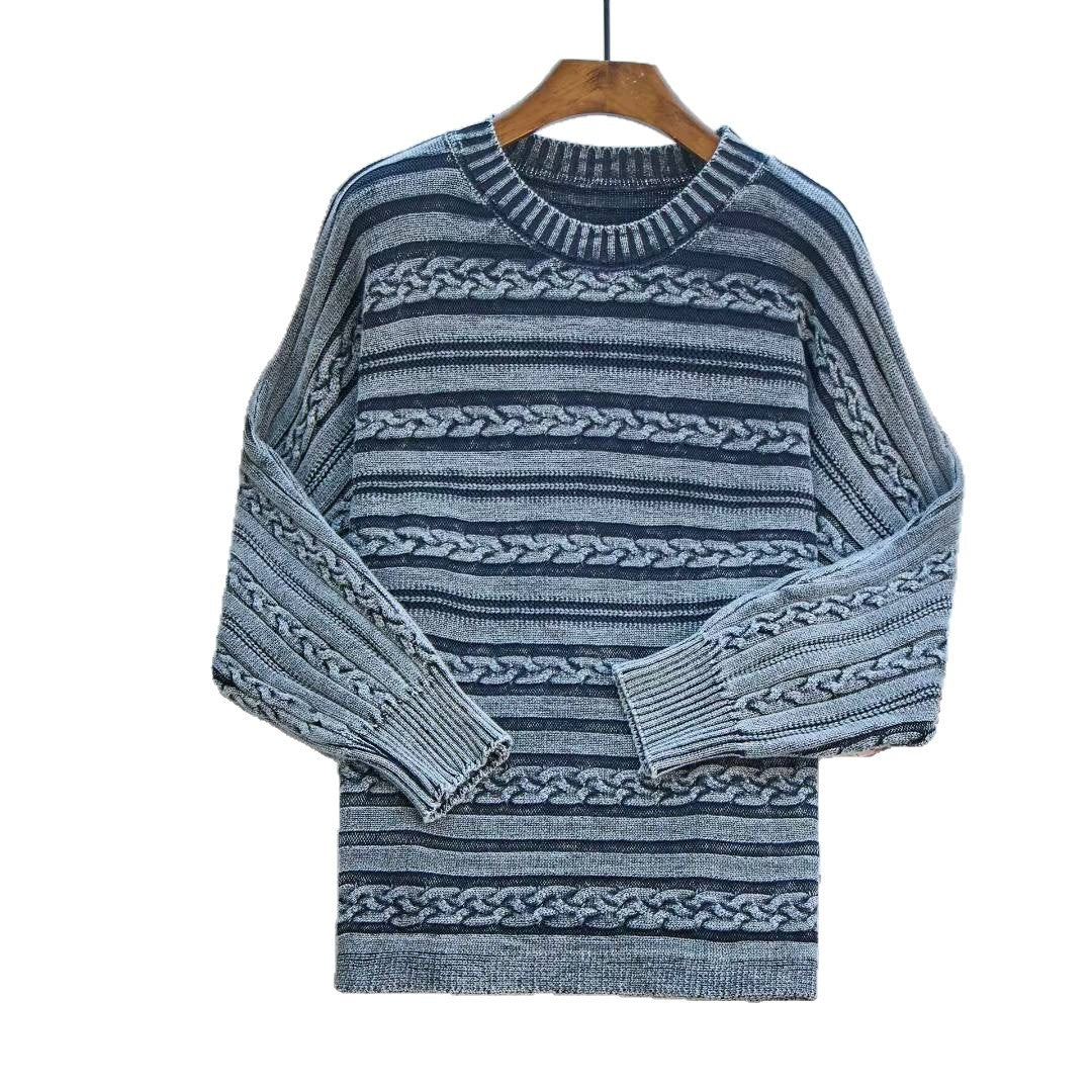 Damen Strickpullover mit strukturiertem Zopf-Design und modernem Schnitt Drune