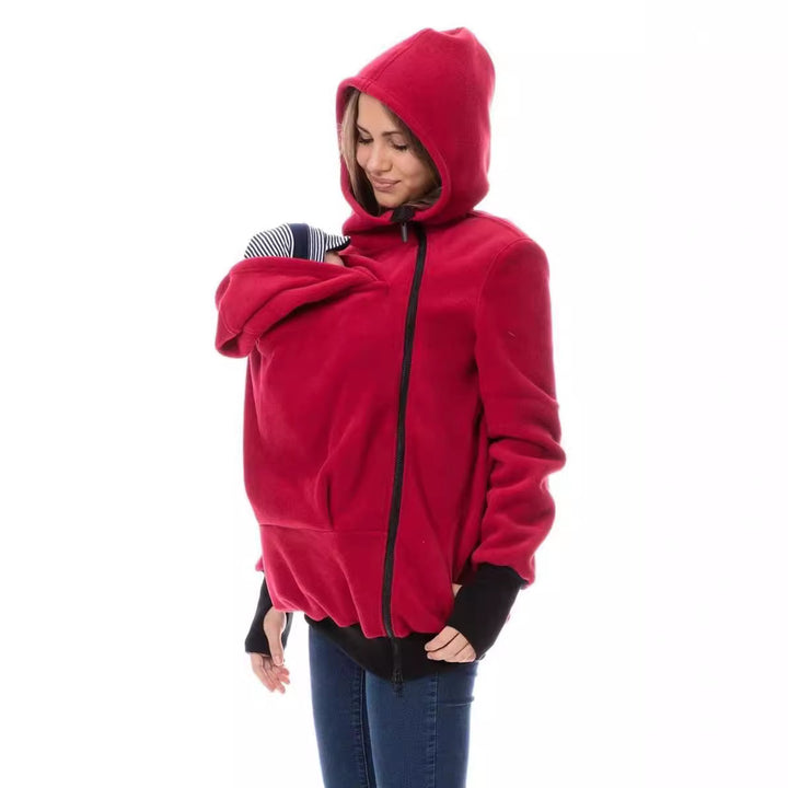 Damen Tragejacke aus kuscheligem Fleece mit verlängertem Schnitt Drune