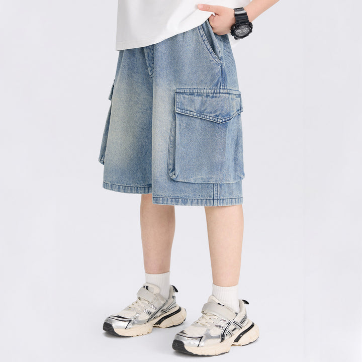 Jungen lässige Cargo-Shorts mit praktischen Seitentaschen Drune