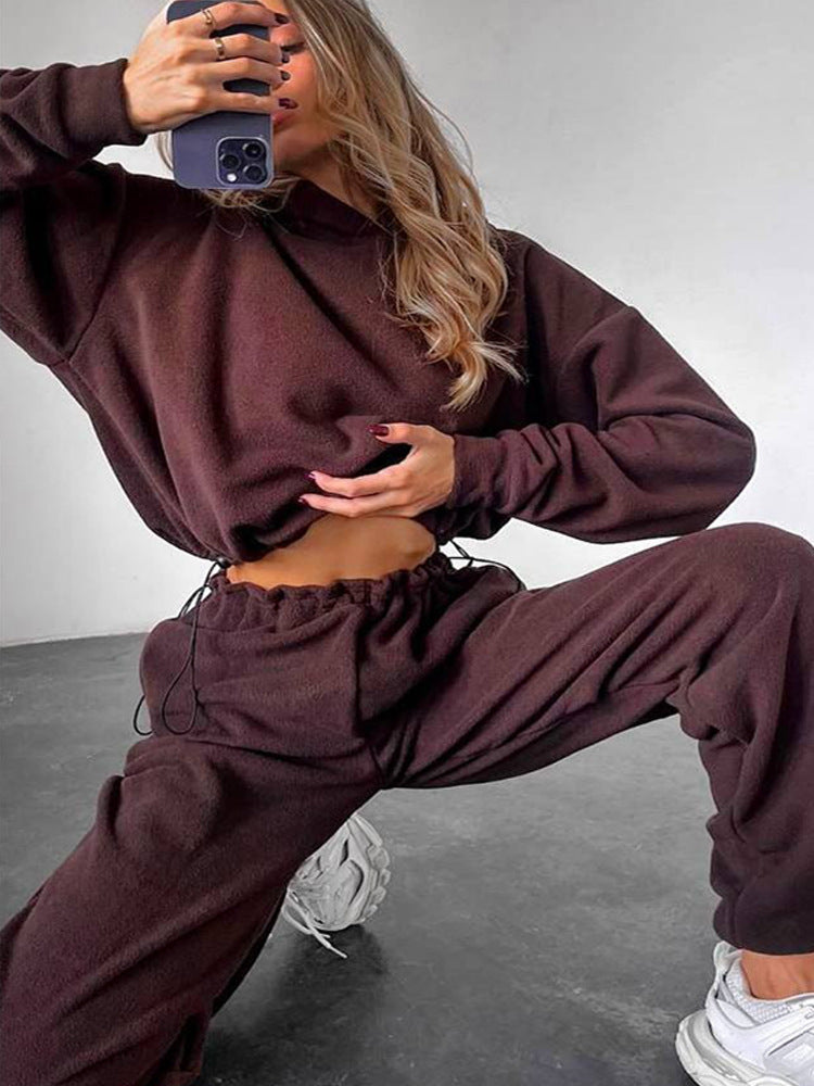 Damen kuscheliger Sweatsuit Drune