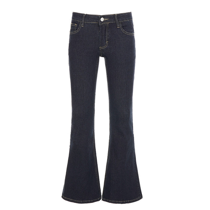 Damen Flared Jeans im eleganten Vintage-Stil Drune