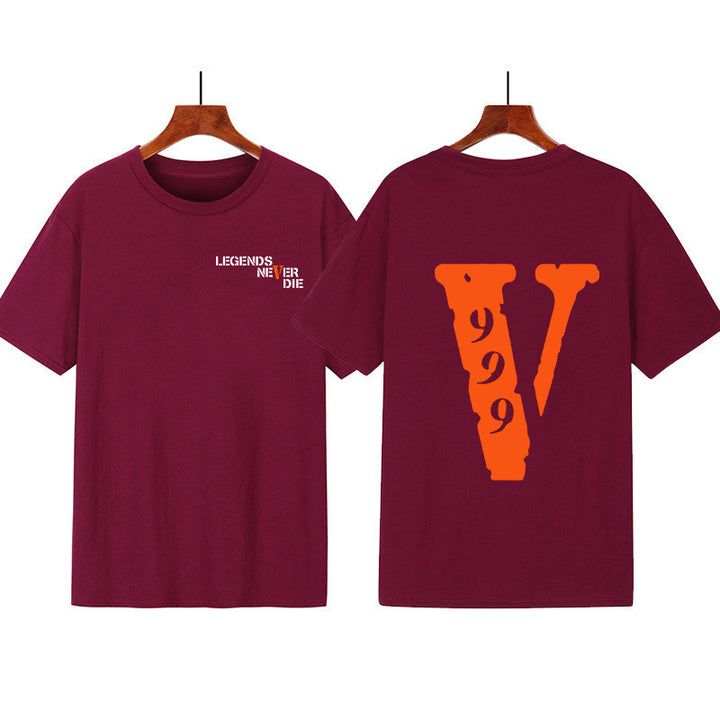 Damen Grafik T-Shirt mit originellem Schriftzug und kreativem Design Drune