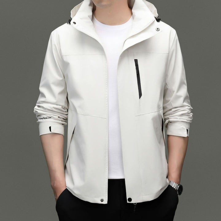 Herren Übergangsjacke mit stylischem Stehkragen und atmungsaktiven Eigenschaften Drune