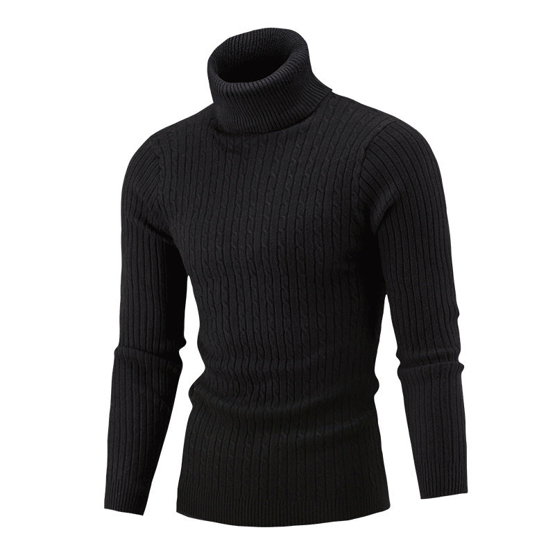Herren Rollkragenpullover im klassischen Rippmuster Drune