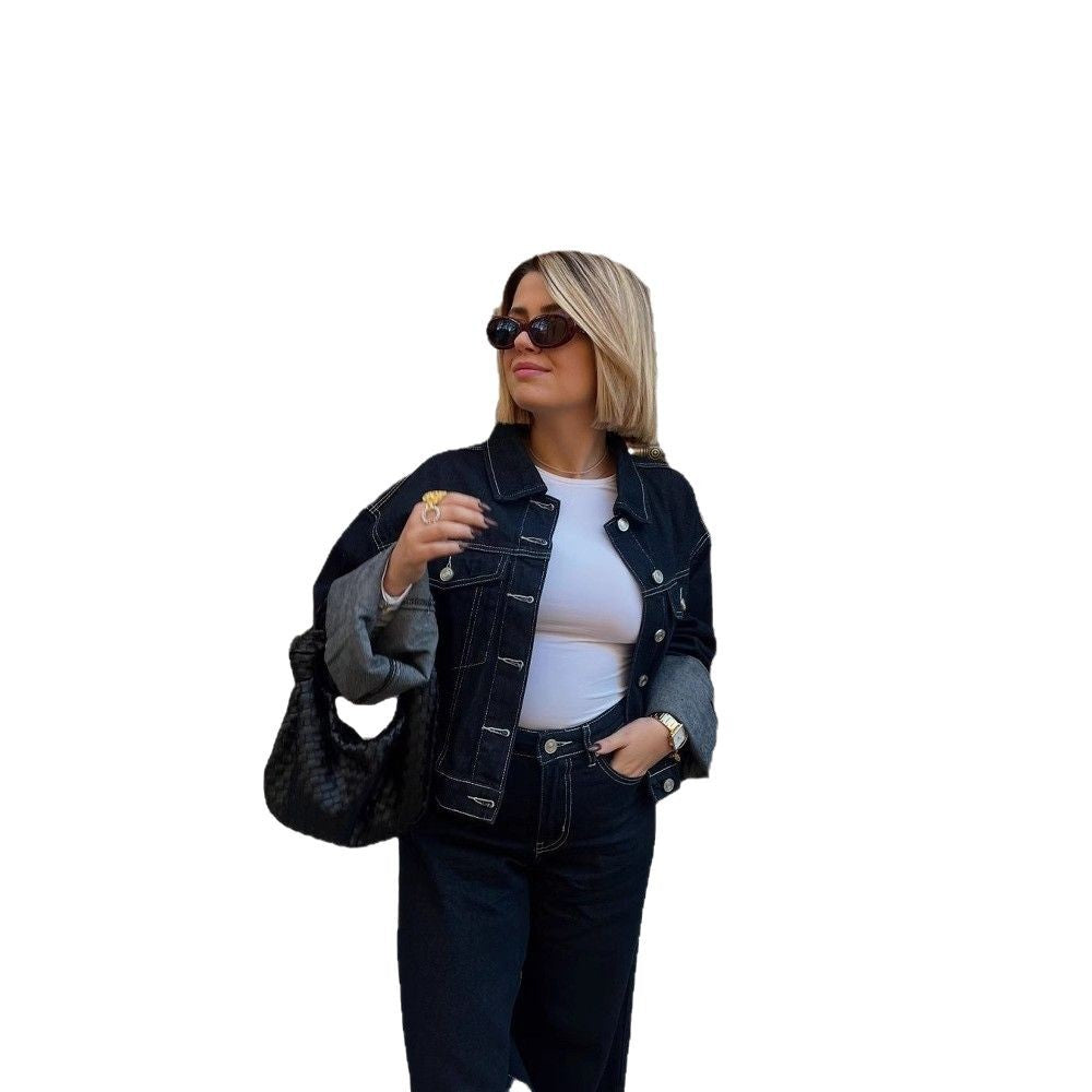 Damen Weite Jeanshosen Drune