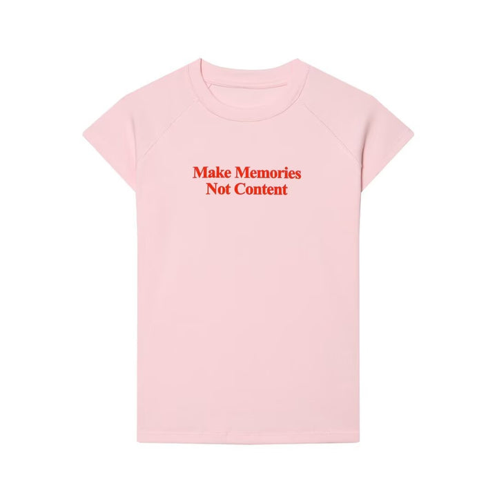Damen T-Shirt mit modernem Schriftzug und lässigem Schnitt Drune