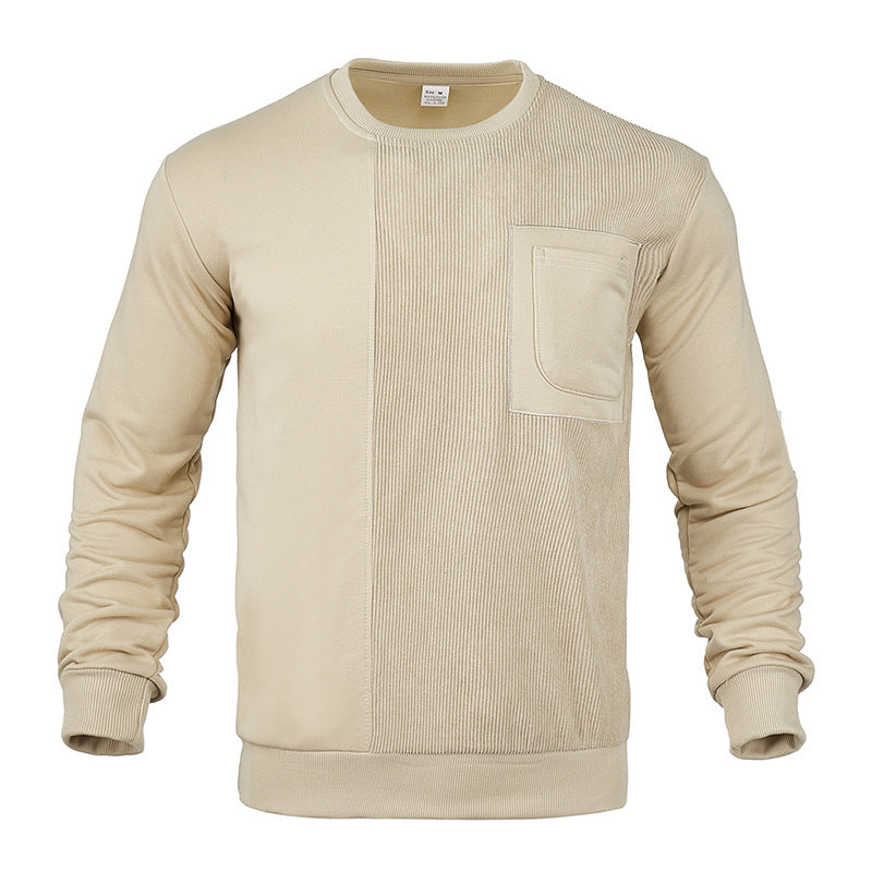 Herren Sweatshirt mit strukturierter Front Drune