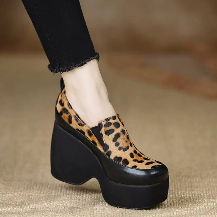 Damen Komfortable Plateau Stiefeletten mit modischem Design Drune
