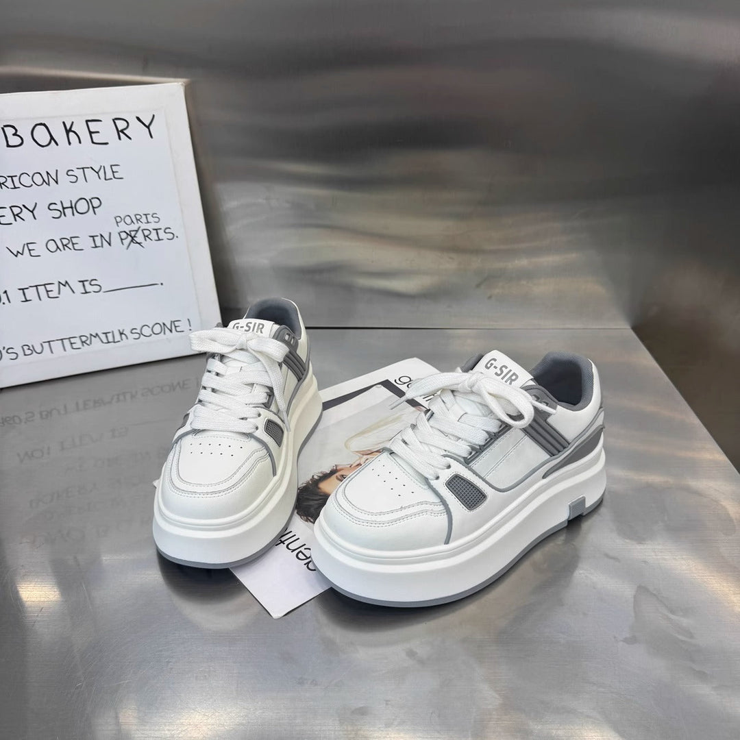 Damen Sportliche Sneakers mit dämpfender Plateausohle und atmungsaktiven Einsätzen Drune