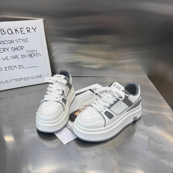 Damen Sportliche Sneakers mit dämpfender Plateausohle und atmungsaktiven Einsätzen Drune