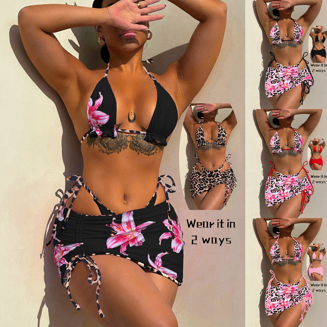 Damen Bikini-Set mit floralem Design von Drune