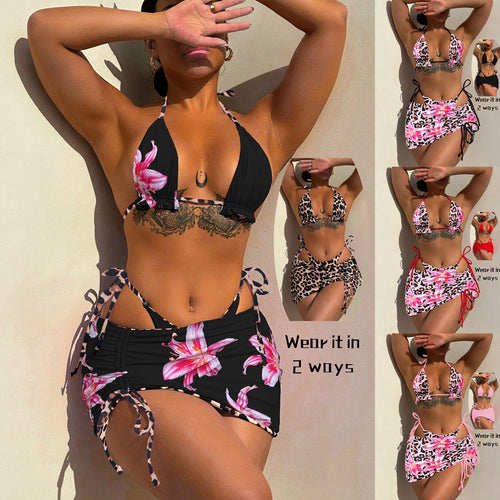 Damen Bikini-Set mit floralem Design von Drune