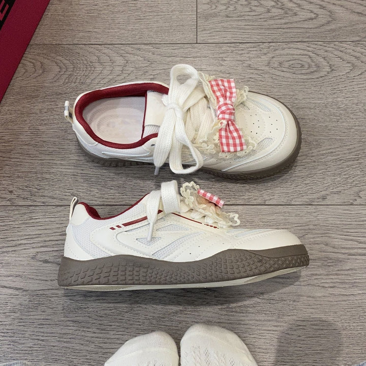 Damen Sneakers mit verspieltem Schleifen-Design von Drune