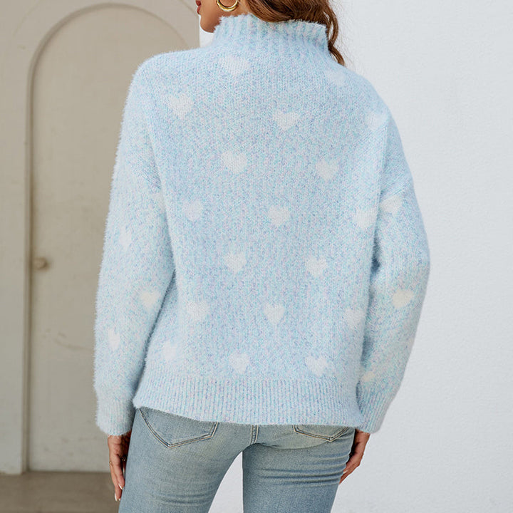 Drune | Strickbluse mit Muster Wolle Warm und Modern
