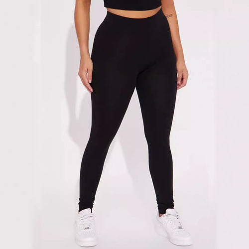 Damen Leggings mit hohem Bund und figurformendem Schnitt Drune