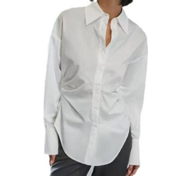 Damen Oversized Bluse mit modernen Details Drune