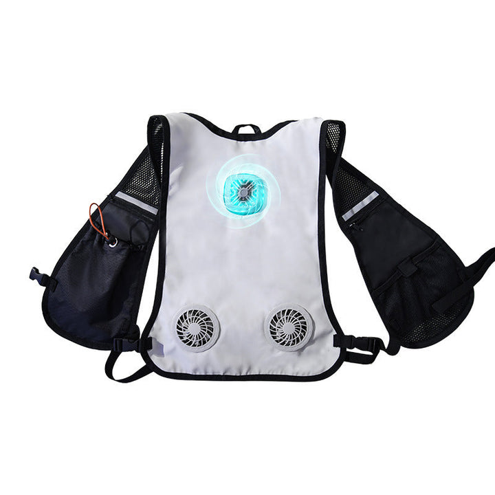 Unisex nan leichte kühlende Jacke mit integrierter Ventilator-Technologie und Kapuze Drune