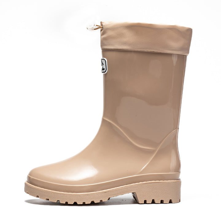 Damen Hochwertige und stylische Gummistiefel mit verstellbarem Schnürsystem Drune