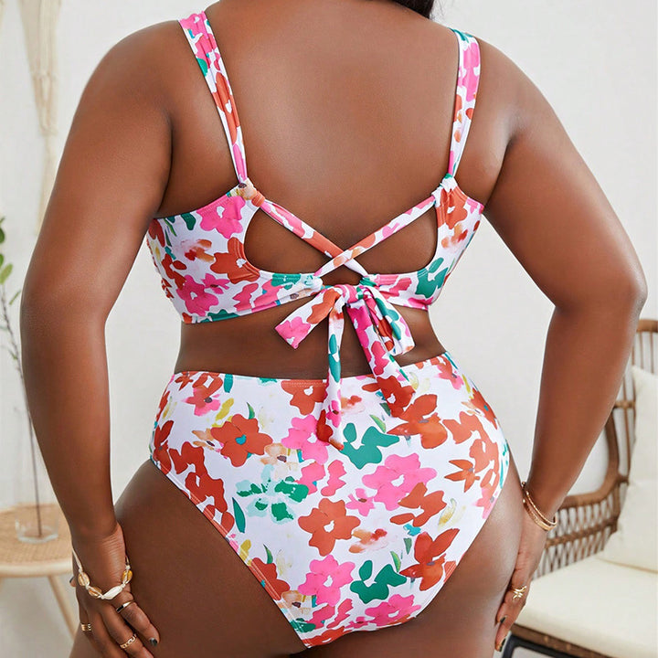 Damen Modische Bikini-Set mit sportlichem Oberteil Drune