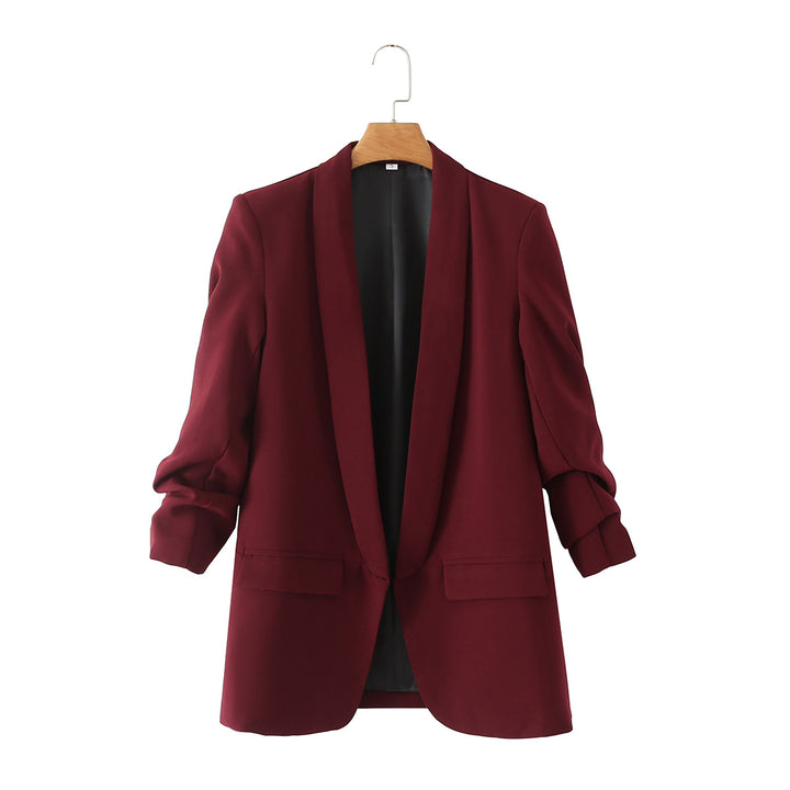 Damen Moderner Blazer mit eleganter Schnittführung und praktischen Taschen Drune