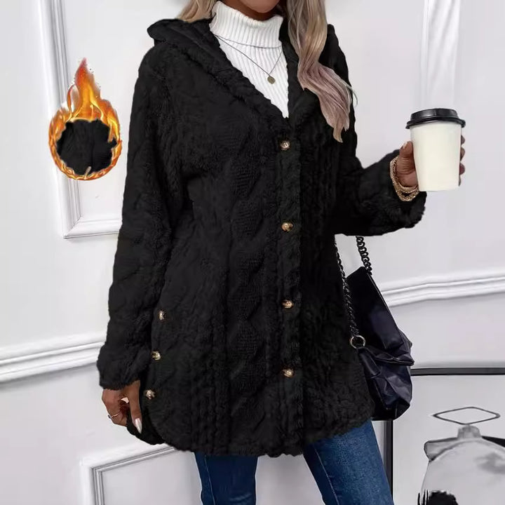 Damen Kuschelige Teddyjacke Drune