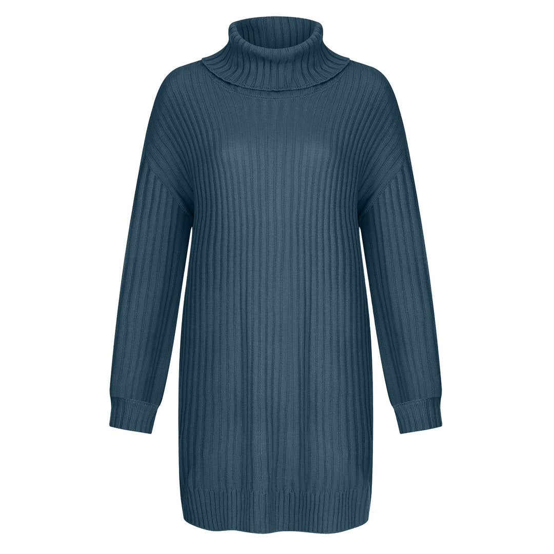 Damen Grobstrick Rollkragenpullover im lässigen Schnitt Drune
