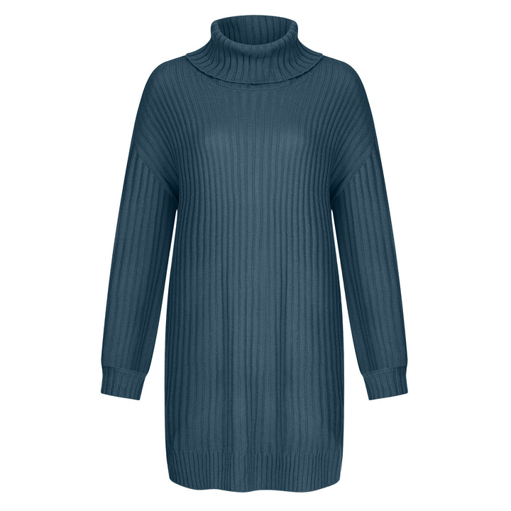 Damen Grobstrick Rollkragenpullover im lässigen Schnitt Drune