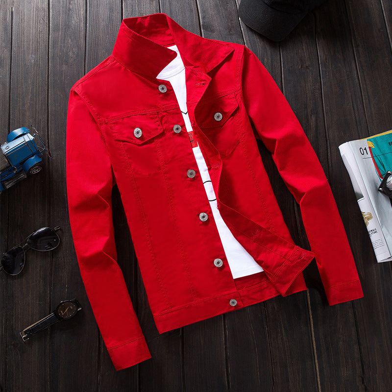 Damen leicht taillierte Denimjacke mit modischen Details Drune