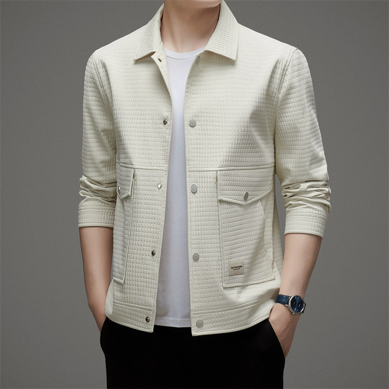 Herren modische Utility-Jacke mit praktischen Taschen Drune