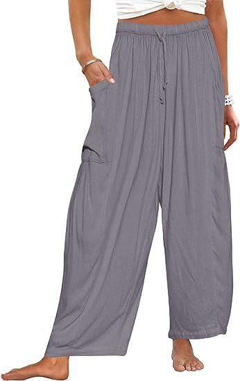 Damen Weite Sommerhosen Drune