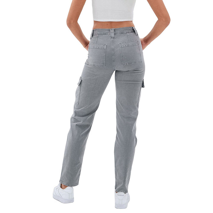 Damen Cargo-Jeans mit praktischen Seitentaschen und modernem Schnitt Drune