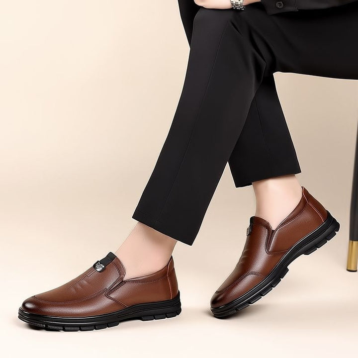 Herren Elegante Slip-On Lederschuhe mit ergonomischer Passform Drune