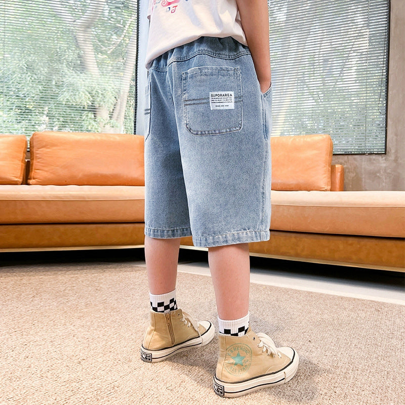 Unisex Denim-Shorts im lässigen Schnitt Drune