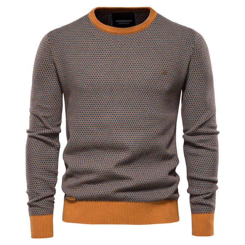 Herren Strickpullover im modernen Wabenmuster mit angenehmem Tragegefühl Drune